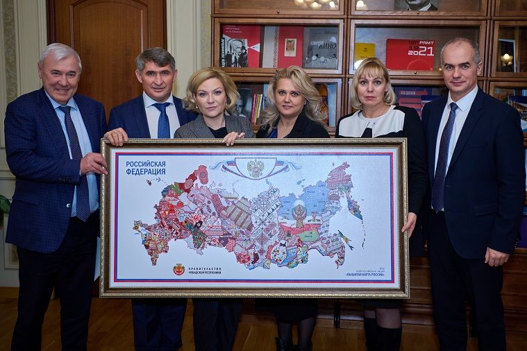Музей вышитой карты России откроется в Чувашии